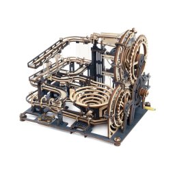 Puzzle 3D pistă pentru bile de sticlă, Orașul obstacolelor RoboTime