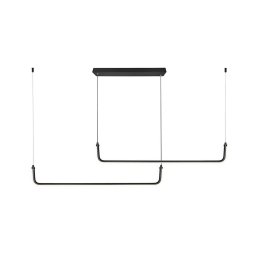 Lustră LED pe cablu LED/24W/230V 4000K negru