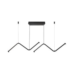 Lustră LED pe cablu LED/12W/230V 4000K negru