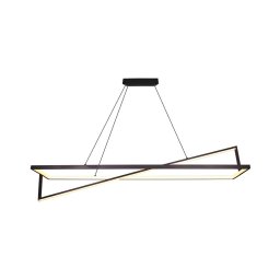 Lustră LED dimabilă pe cablu LED/45W/230V 3000K 114 cm negru
