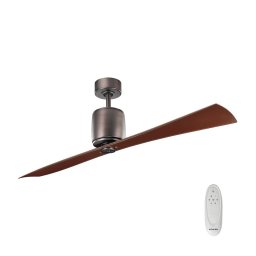 Ventilator de tavan Kichler KLF-FERRON-60-BB FERRON maro + telecomandă
