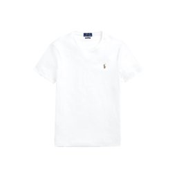 POLO RALPH LAUREN T-Shirt Pima Polo-Ssl 710740727002 100 white