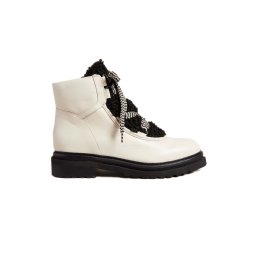 TED BAKER Ghete Mosie Shearling Hiker Boot 263224 ecru