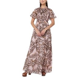 TED BAKER Rochie Preytel Rope Detail Maxi Dress 264484 pl-pink