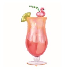 Balon folie pahar cocktail 85 x 40 cm