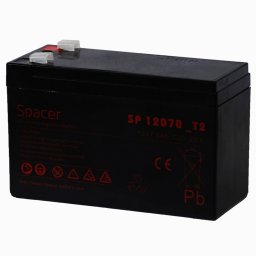 ACUMULATOR UPS SPACER 12V / 7Ah, terminal F2(T2), SP-BAT-12V7AH