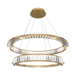 Candelabru Krone P097PL-L90G4K, aurie, D:100 cm, 90W LED, 4000K - lumină albă neutră