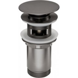 Ventil click clack pentru lavoare cu preaplin Deante titan mat