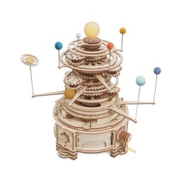 RoboTime - puzzle mecanic 3D din lemn Planetariu