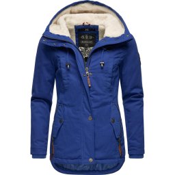MARIKOO Parka de iarnă 'Bikoo' albastru / maro