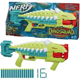 Blaster Nerf Dinosquad - Armorstrike, blaster si 16 proiectile