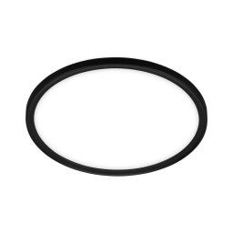 Plafonieră LED pentru baie SLIM LED/19W/230V IP44 negru Briloner 3642-415