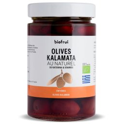 Masline BIO intregi, in saramura, selectie Kalamon Biofruisec