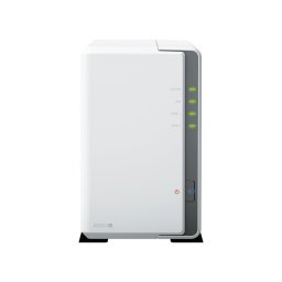 NAS DiskStation DS223j, 2-bay SATA/SAS, 4-core 1.7 GHz, 1 GB DDR4, 1 Gbps