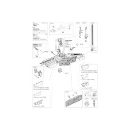 Capac far stanga pentru suport bicicleta Thule EasyFold XT