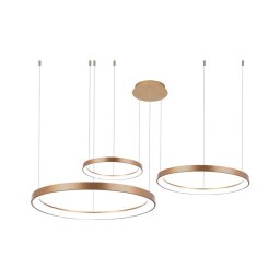Lustră LED dimabilă pe cablu Azzardo AZ5026 AGNES LED/120W/230V auriu