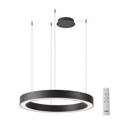 Azzardo AZ5050 - Lustră LED dimabilă pe cablu MARCO LED/80W/230V negru + + telecomandă