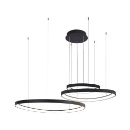 Azzardo AZ5027 - Lustră LED pe cablu AMANDA LED/150W/230V negru