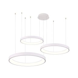 Lustră LED dimabilă pe cablu Azzardo AZ5025 AGNES LED/120W/230V alb