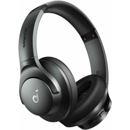 Casti Wireless Over-Ear Soundcore Life Q20i, Hybrid Active Noise Cancelling, Big Bass, Transparency Mode, Negru