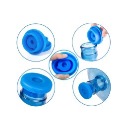 Set 2 Capace Bidon Silicon Reutilizabile