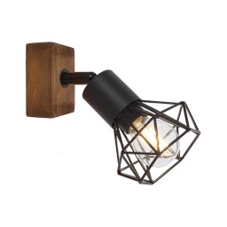 Spot de perete ZEUS 1xE14/40W/230V stejar Rabalux 3137