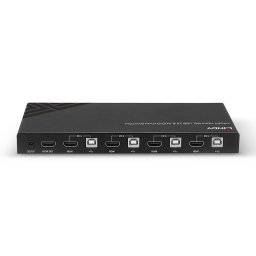 Lindy KVM Switch 4 HDMI 4K60 USB & Audio