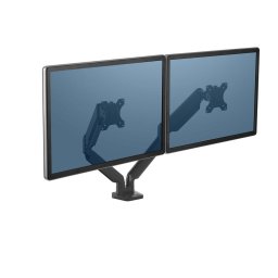 Suport monitor Fellowes Ergonomics arm for 2 monitors - Platinum series, black