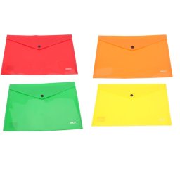 Mapa plastic cu buton A4 12buc/set Daco