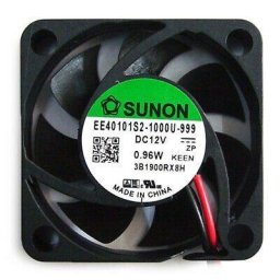 Ventilator:DC axial 12VDC 40x40x10mm 11.99m3/h 23dBA 26AWG SUNON EE40101S2-1000U-999