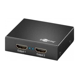 Splitter HDMI activ 1 intrare - 2 iesiri 4K GOOBAY