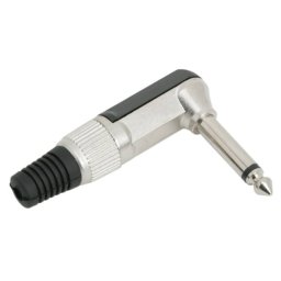 Mufa tata 6.3 mm mono Jack 90 executie ranforsat