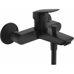 Baterie cada dus, HansGrohe Logis, negru mat
