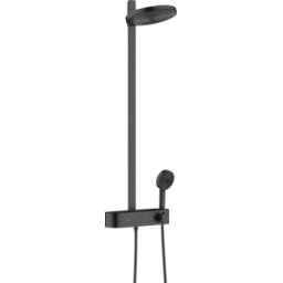 Coloana de dus cu termostat Hansgrohe Pulsify S 260 2jet, negru mat