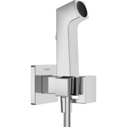 Set dus igienic incastrat HansGrohe E EcoSmart+ , crom lucios