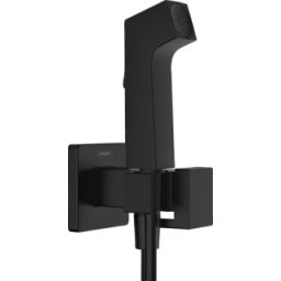 Set dus igienic incastrat HansGrohe E EcoSmart+ , negru mat