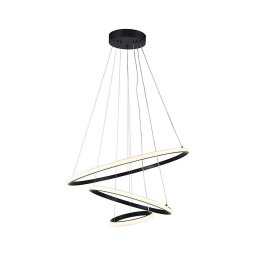 Lustră LED pe cablu LED/32W/230V 3000K negru