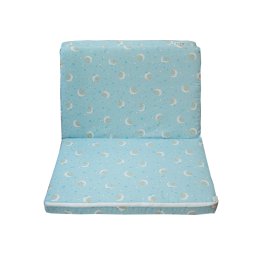 Saltea Pliabila Spuma Poliuretanica 120x60x5 cm - Cat on Moon Albastra 00008300