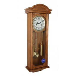 Ceas de perete mecanic Adler 11076 Stejar 87x32 cm