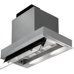 Hota incorporabila Turbionaire Enia 60 TEN60BS, Motor Brushless 800mc/h, Clasa energetica A++, Control tactil pe Panoul mobil, Dubla aspiratie, Sticla tratata termic, Instalare flexibila, Iluminat Led, 3 viteze+Boost, Finisaj inox