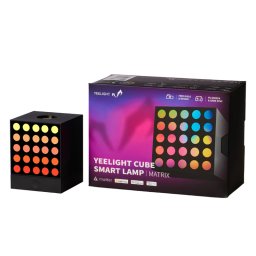 Lampa inteligenta LED YEELIGHT Cube-Matrix Smart Lamp, compatibilila cu Matter, Apple Homekit, Google Assistant