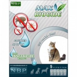 Pipete deparazitare pisici Max Biocide, 5 buc set