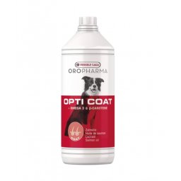 Supliment caini cu ulei de somon pentru blana lucioasa Oropharma Opti Coat, Versele Laga, 1L