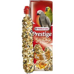 Prestige Parots Sticks, Arahide, Migdale si Miere, 2 x 70 gr