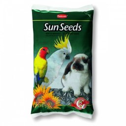 Seminte pestrite de florea soarelui pentru pasari exotice SunSeeds, 500 gr
