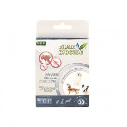 Zgarda anti purici si capuse pentru caini, Max Biocide, NBP
