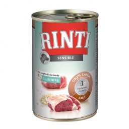 Hrana umeda caini alergici, conserva cu vita, Rinti, 12 buc (400 gr 800 gr)
