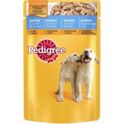 Pedigree Junior cu Pui 100 Gr X 24 Buc Set