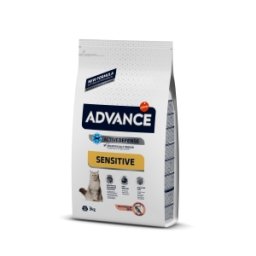 Advance Cat Sensitive Adult 10 kg, hrana uscata pisici cu probleme digestive, cu somon