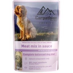 Hrana Premium Caini, Umeda, Carpathian Meat Mix, 24x100 gr